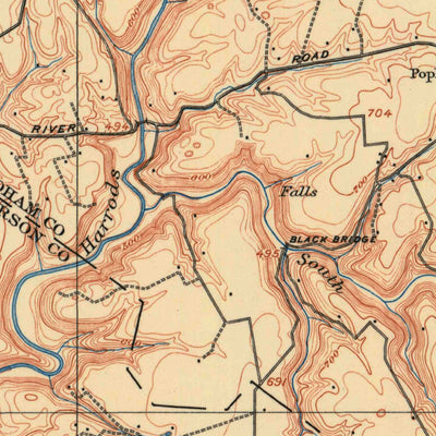 United States Geological Survey Prospect, KY-IN (1912, 62500-Scale) digital map
