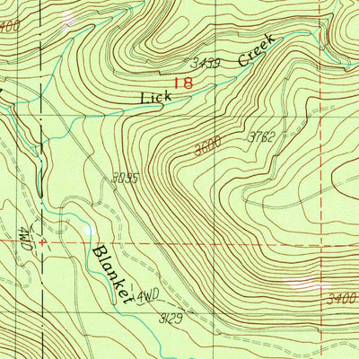 United States Geological Survey Prospect North, OR (1989, 24000-Scale) digital map