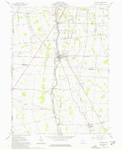 United States Geological Survey Prospect, OH (1961, 24000-Scale) digital map