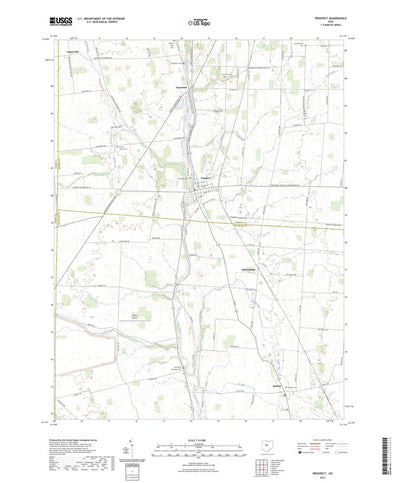 United States Geological Survey Prospect, OH (2023, 24000-Scale) digital map