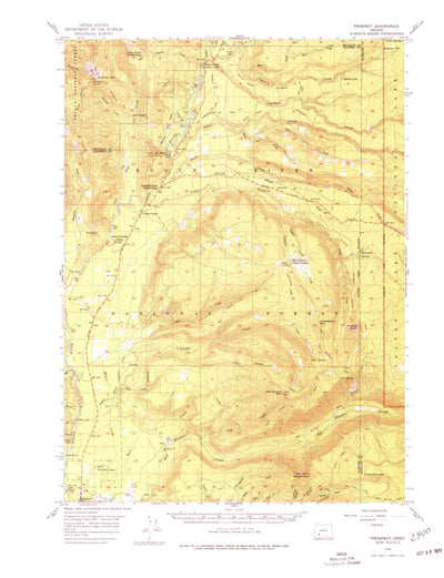 United States Geological Survey Prospect, OR (1956, 62500-Scale) digital map