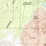 United States Geological Survey Prospect Peak, CA (1985, 24000-Scale) digital map