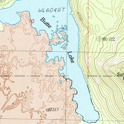 United States Geological Survey Prospect Peak, CA (1985, 24000-Scale) digital map