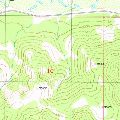 United States Geological Survey Prospect Peak, WY (1980, 24000-Scale) digital map