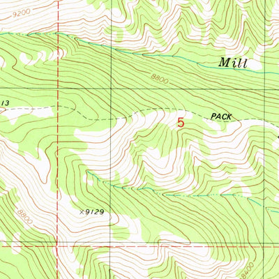 United States Geological Survey Prospect Peak, WY (1980, 24000-Scale) digital map