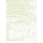 United States Geological Survey Prospect Peak, WY (2021, 24000-Scale) digital map