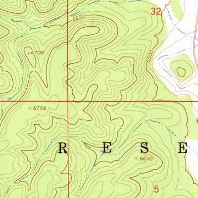 United States Geological Survey Prospect Point, AZ (1967, 24000-Scale) digital map