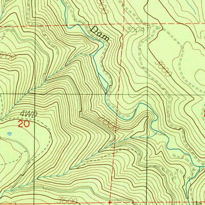 United States Geological Survey Prospect South, OR (1988, 24000-Scale) digital map