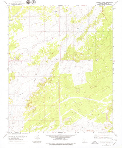United States Geological Survey Prospect Spring, AZ (1978, 24000-Scale) digital map