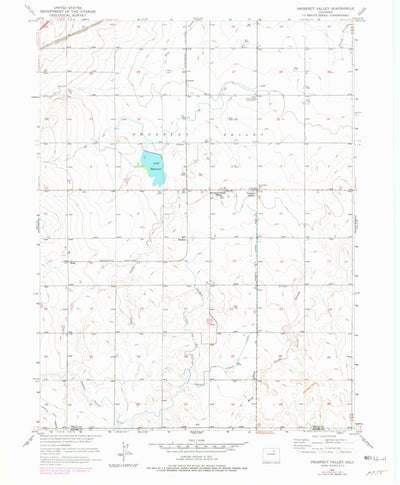 United States Geological Survey Prospect Valley, CO (1950, 24000-Scale) digital map