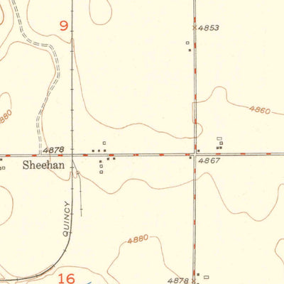 United States Geological Survey Prospect Valley, CO (1951, 24000-Scale) digital map