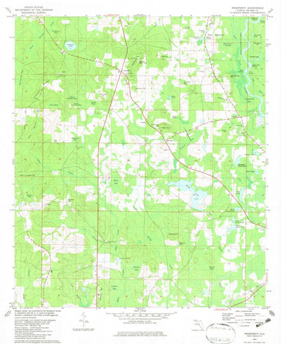 United States Geological Survey Prosperity, FL (1982, 24000-Scale) digital map