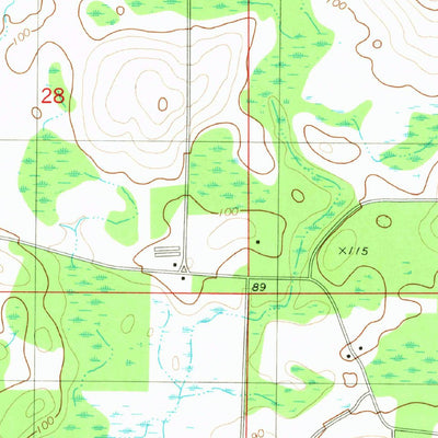 United States Geological Survey Prosperity, FL (1982, 24000-Scale) digital map