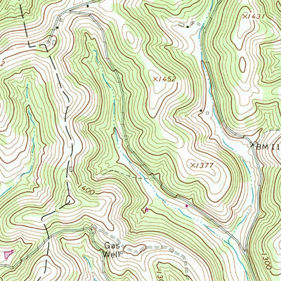 United States Geological Survey Prosperity, PA (1964, 24000-Scale) digital map