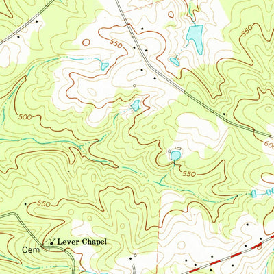 United States Geological Survey Prosperity, SC (1970, 24000-Scale) digital map