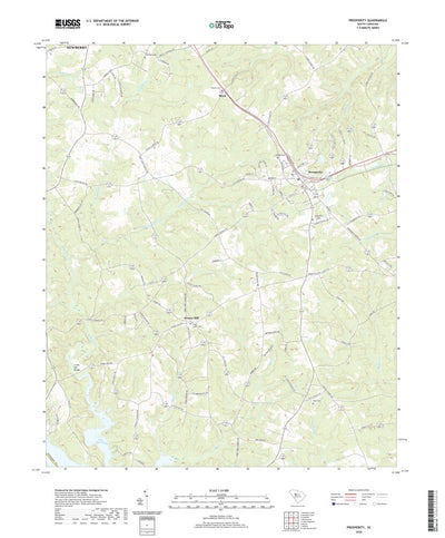 United States Geological Survey Prosperity, SC (2020, 24000-Scale) digital map
