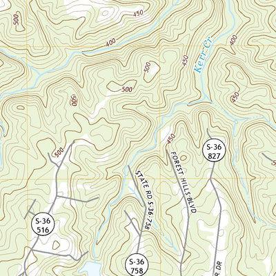 United States Geological Survey Prosperity, SC (2020, 24000-Scale) digital map