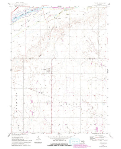 United States Geological Survey Prosser, NE (1962, 24000-Scale) digital map