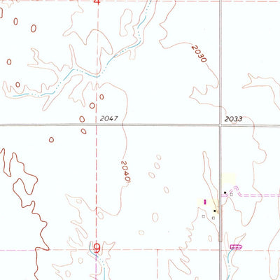 United States Geological Survey Prosser, NE (1962, 24000-Scale) digital map