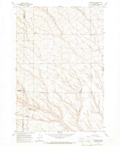 United States Geological Survey Prosser SE, WA (1965, 24000-Scale) digital map