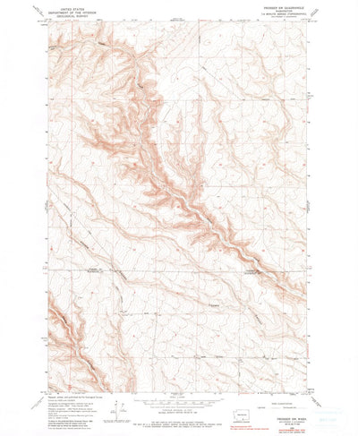 United States Geological Survey Prosser SW, WA (1955, 24000-Scale) digital map