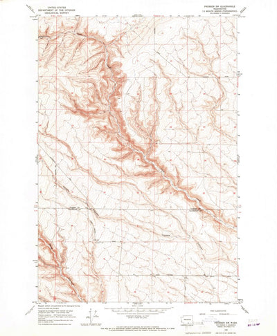 United States Geological Survey Prosser SW, WA (1965, 24000-Scale) digital map