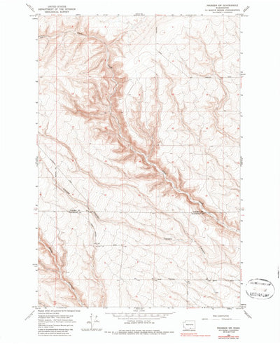 United States Geological Survey Prosser, WA (1965, 24000-Scale) digital map