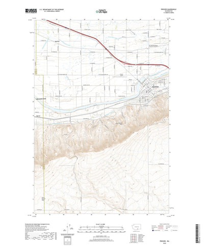 United States Geological Survey Prosser, WA (2020, 24000-Scale) digital map