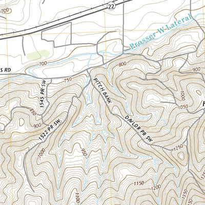 United States Geological Survey Prosser, WA (2020, 24000-Scale) digital map
