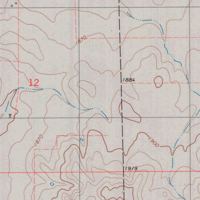 United States Geological Survey Protection, KS (1980, 24000-Scale) digital map