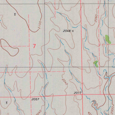 United States Geological Survey Protection NE, KS (1979, 24000-Scale) digital map