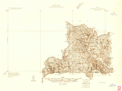 United States Geological Survey Protem, MO (1931, 48000-Scale) digital map