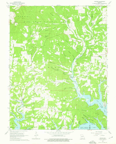 United States Geological Survey Protem, MO (1968, 24000-Scale) digital map