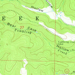United States Geological Survey Protem, MO (1968, 24000-Scale) digital map