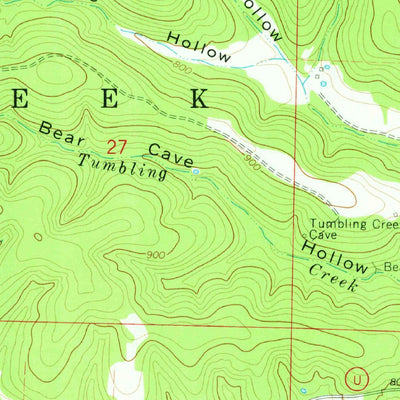 United States Geological Survey Protem, MO (1968, 24000-Scale) digital map