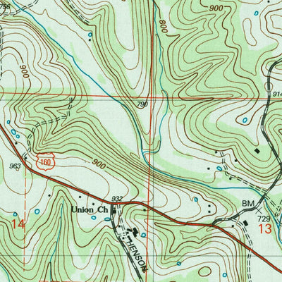 United States Geological Survey Protem, MO (2004, 24000-Scale) digital map