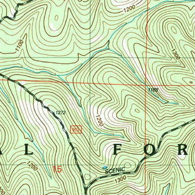 United States Geological Survey Protem NE, MO (2004, 24000-Scale) digital map