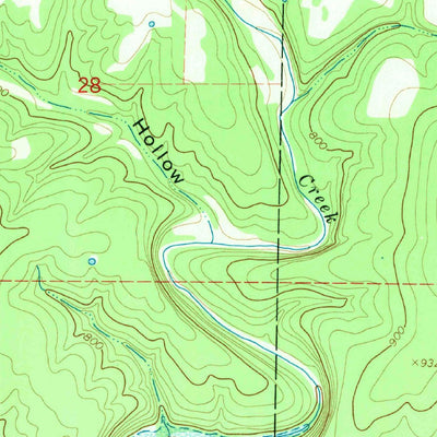 United States Geological Survey Protem SW, MO (1968, 24000-Scale) digital map