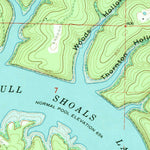 United States Geological Survey Protem SW, MO (1968, 24000-Scale) digital map