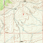 United States Geological Survey Protsmans Knob, WY (1992, 24000-Scale) digital map