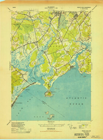 United States Geological Survey Prouts Neck, ME (1944, 24000-Scale) digital map