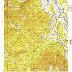 United States Geological Survey Provencal, LA (1943, 62500-Scale) digital map