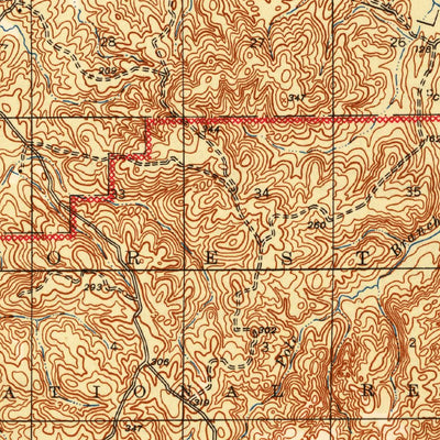 United States Geological Survey Provencal, LA (1945, 62500-Scale) digital map
