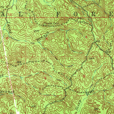 United States Geological Survey Provencal, LA (1957, 62500-Scale) digital map
