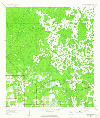 United States Geological Survey Providence, FL (1944, 24000-Scale) digital map