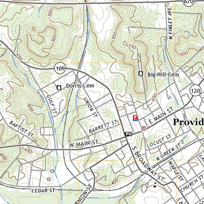 United States Geological Survey Providence, KY (2022, 24000-Scale) digital map
