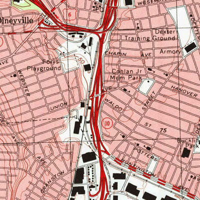 United States Geological Survey Providence, RI (1996, 24000-Scale) digital map