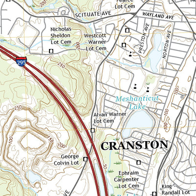 United States Geological Survey Providence, RI (2021, 24000-Scale) digital map