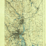 United States Geological Survey Providence, RI-MA (1894, 62500-Scale) digital map