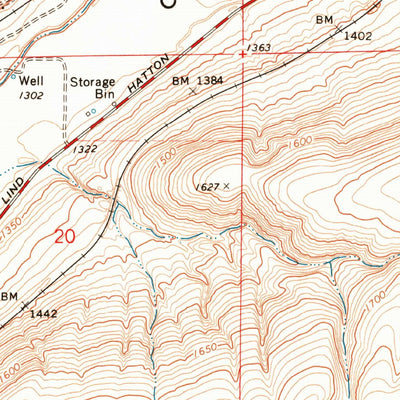 United States Geological Survey Providence, WA (1970, 24000-Scale) digital map
